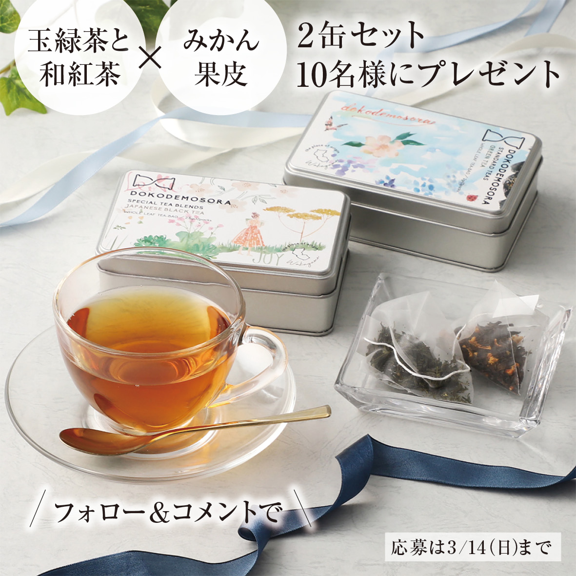 インスタフォローでプレゼント!!